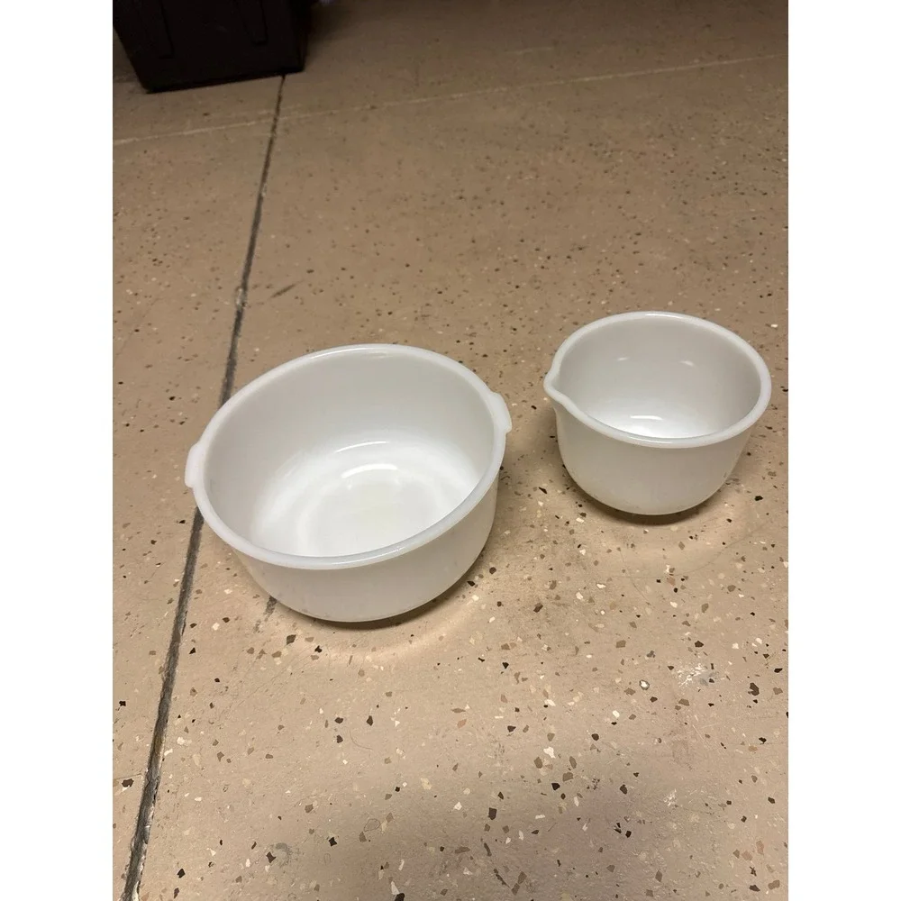 Sunbeam‎ Vintage Bowls Milk Glass Bowls
